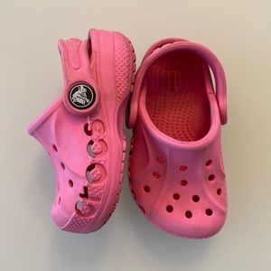 Toddler Size 5 Pink Crocs